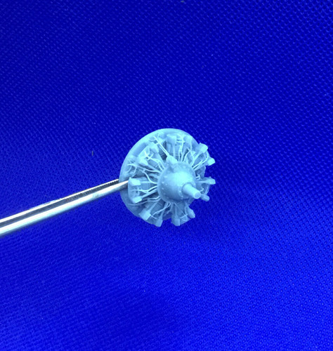 1/48 FAST FIX R-1830 Radial Engine Front w/ Wires 48207 | RESIN2detail