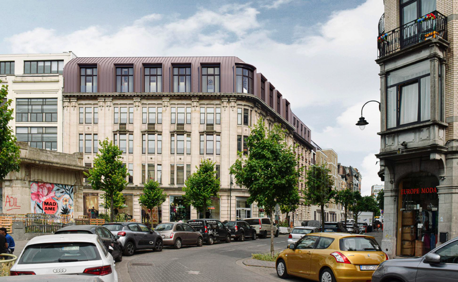 Jardin collectif au sein d'un site en reconversion