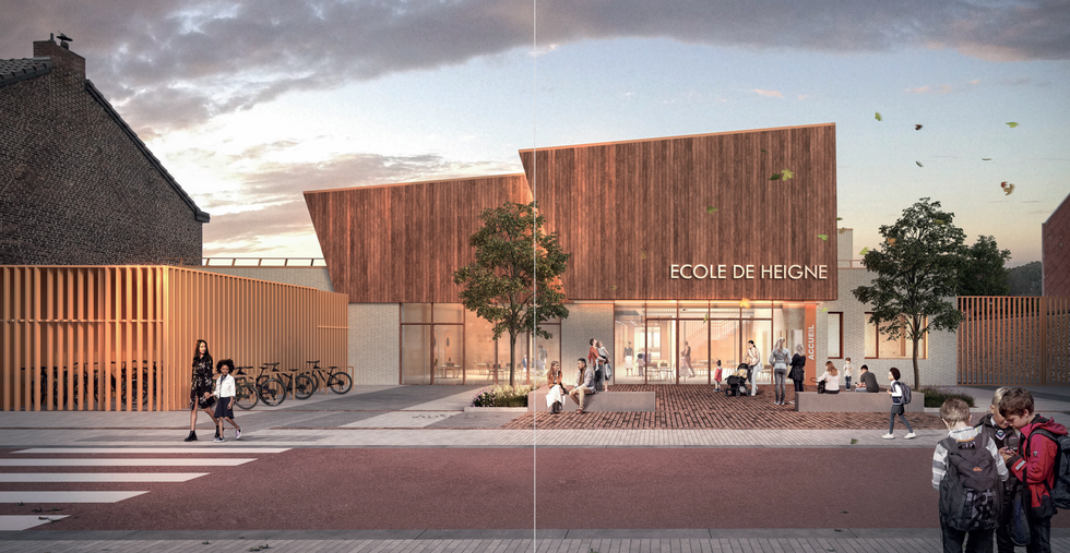 reconstruction d'une école