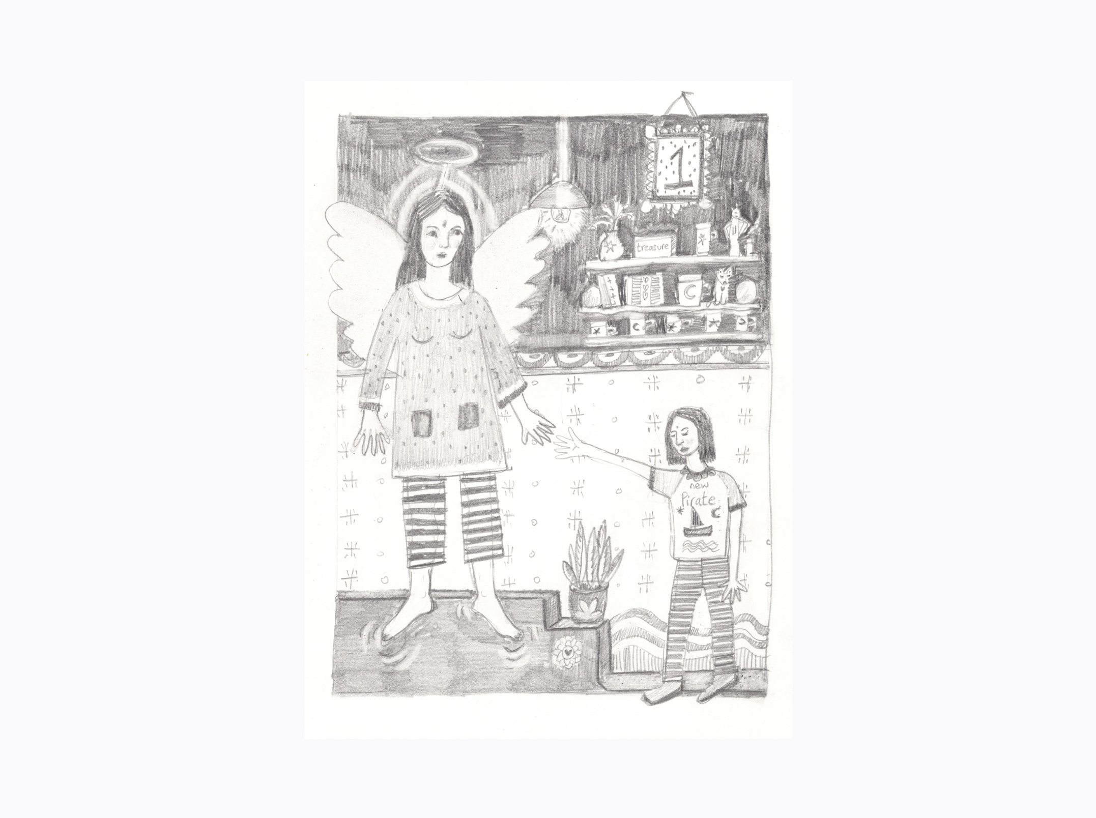 The Reluctant Pirate | A5 Giclée Art Print