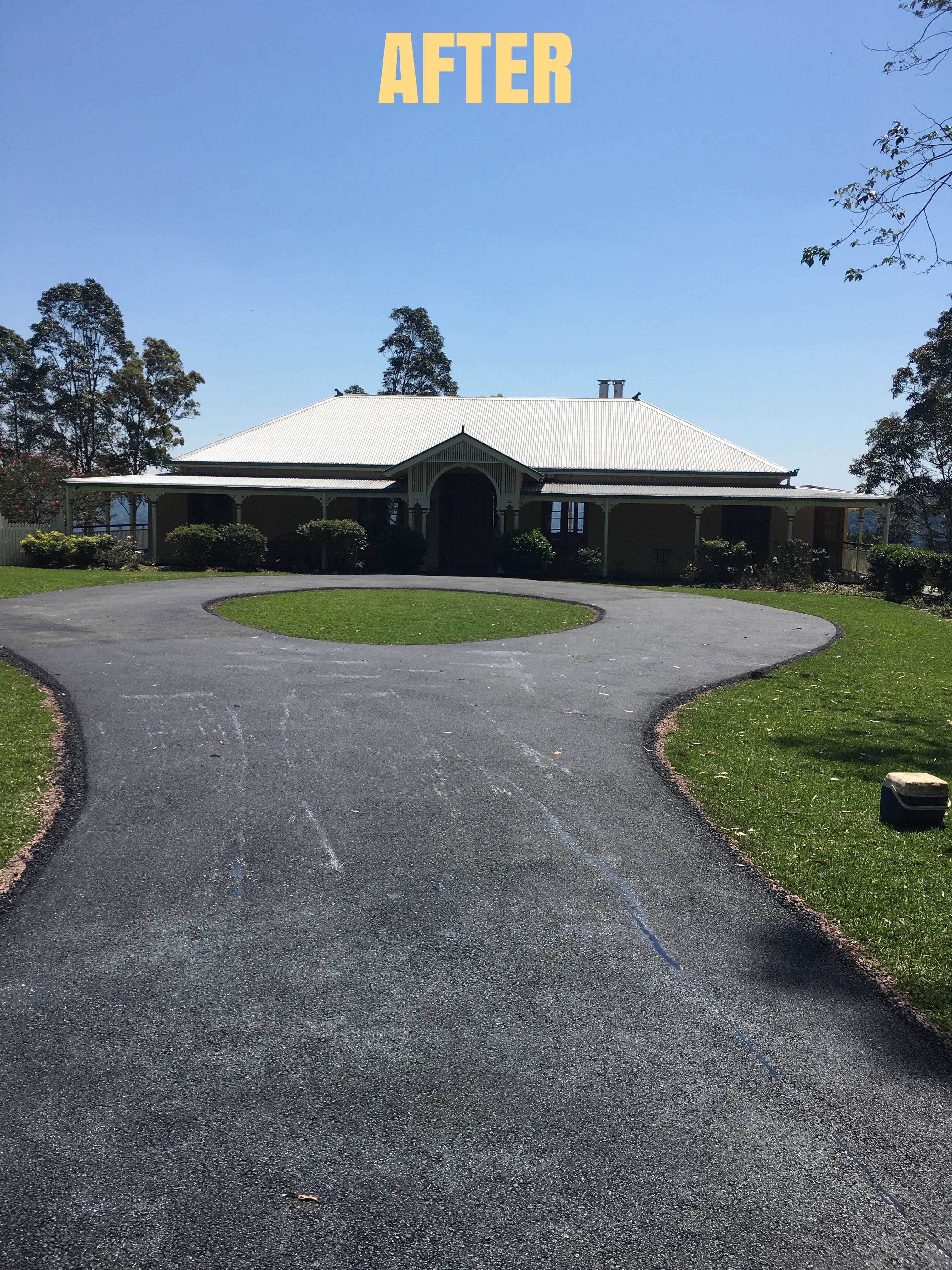 Asphalt road surfacing job — South-East Queensland