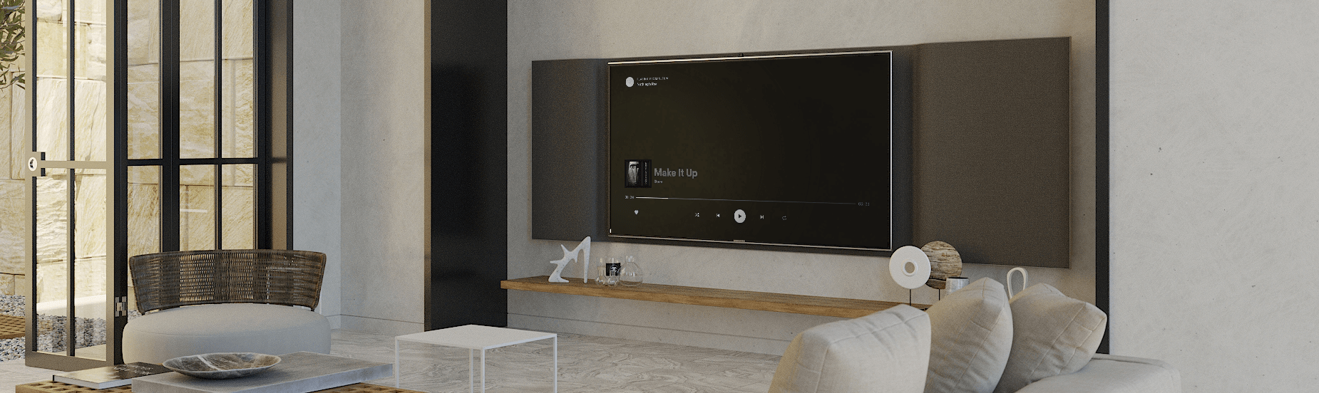 tv hanger, tv speaker, wieszak tv, soundbar,Sisustussuunnittelu, hifi, hi-fi,speakers, wall speakers, hidden speakers, bonosono, inwall, in-wall, interior design, wall design, kaiuttimet, kaiuttimet kotiin, projektowanie wnętrz, wykończenie ściany