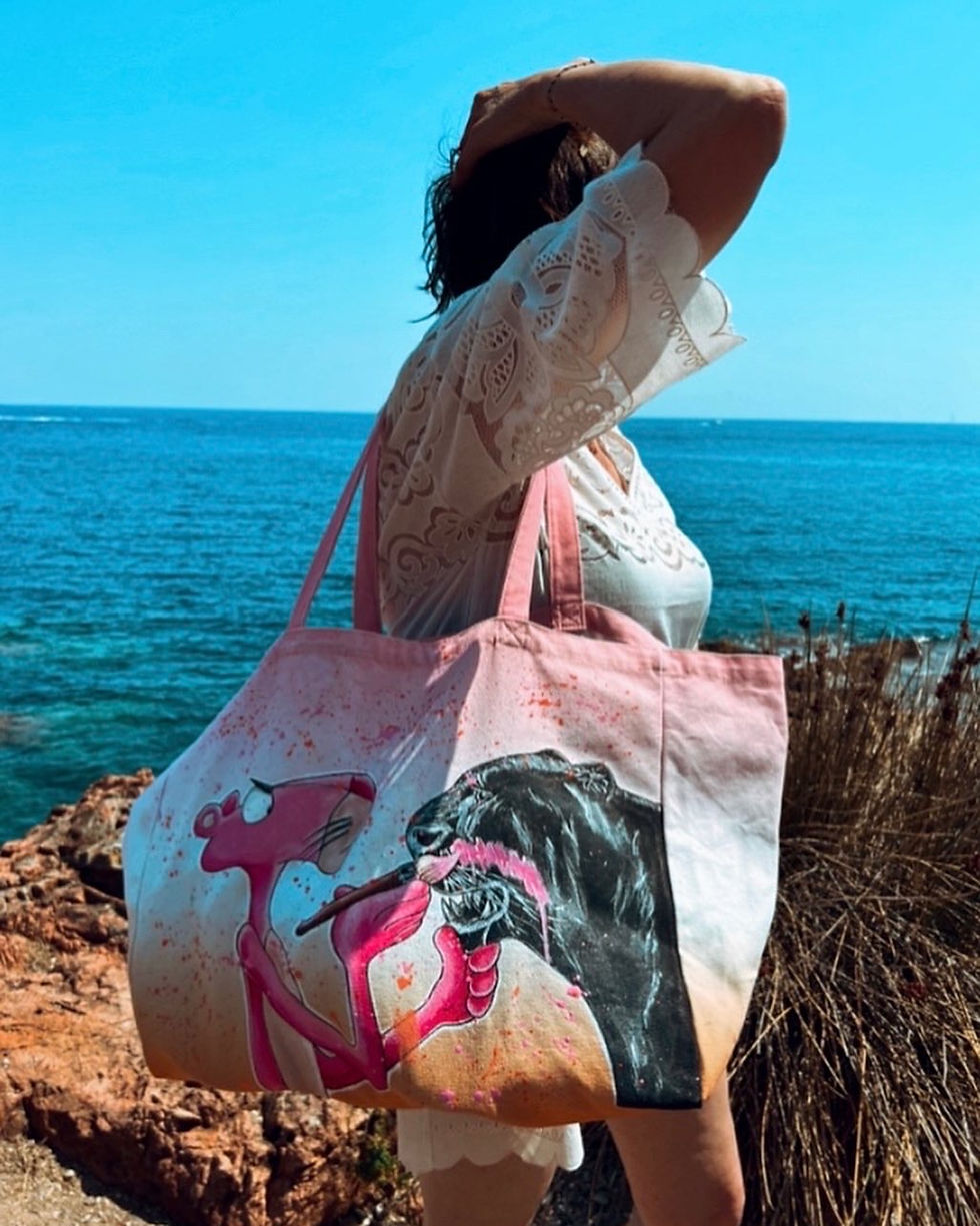 Thumbnail: GM Tote Bag - Pink Panther