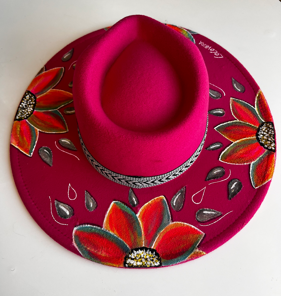 Miniatura: Chapeau - Flowers