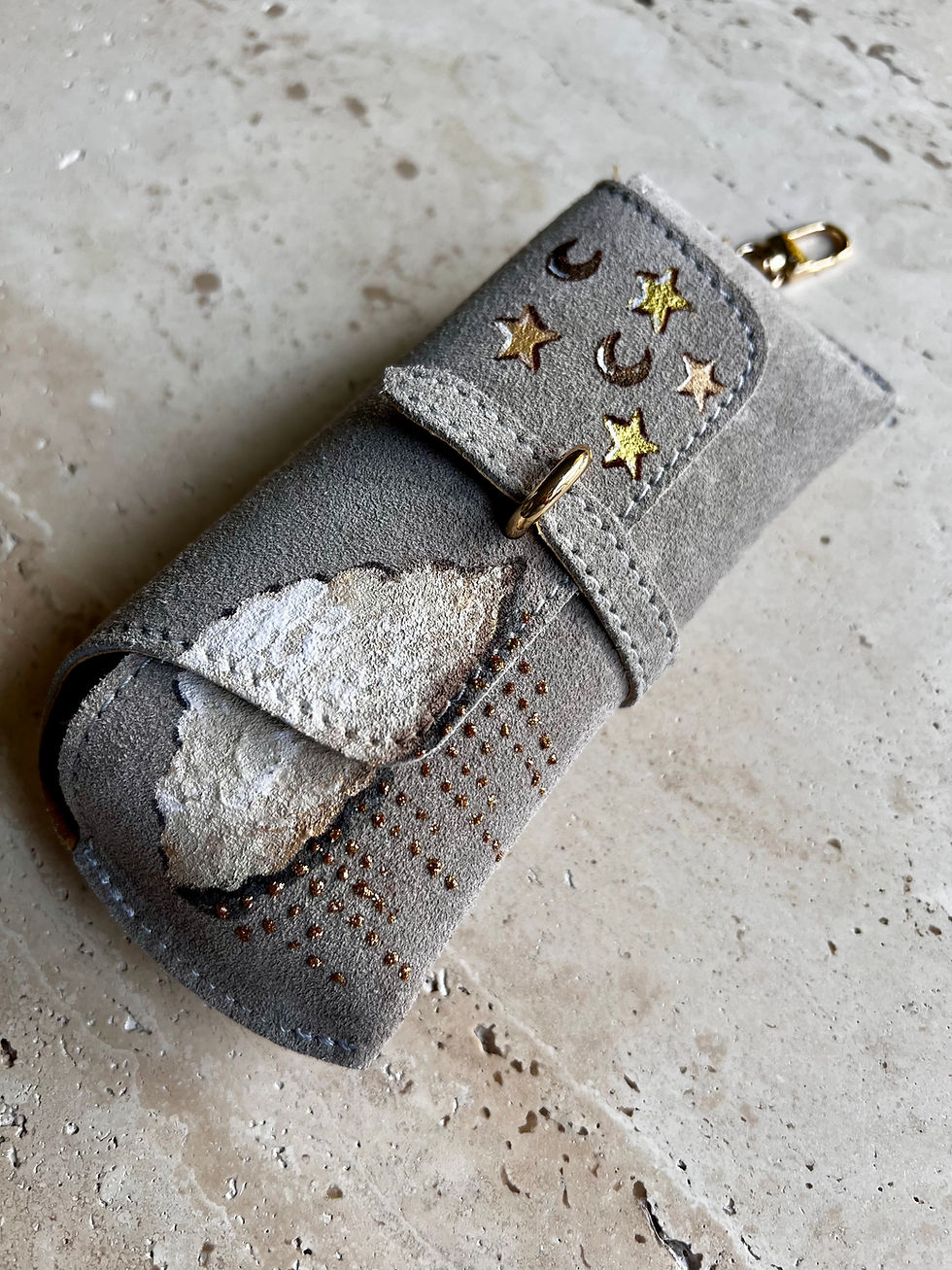 Miniature : Etui à lunettes - Golden Rain 