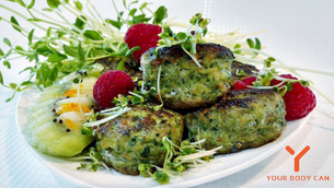 CHICKEN SPINACH PATTIES