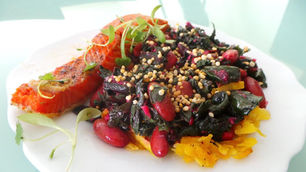 Oven Baked Wild Salmon with Veggie Side
