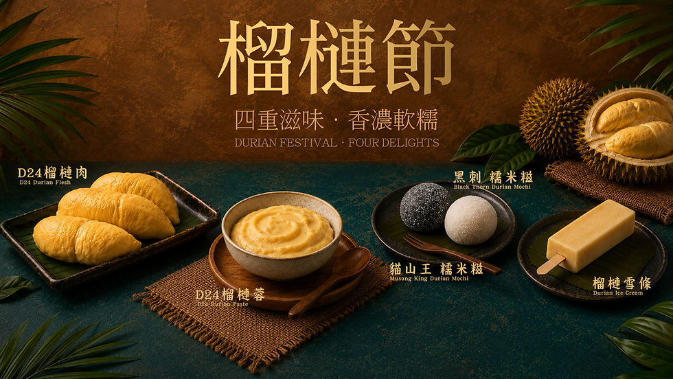 大欖店限定榴槤節