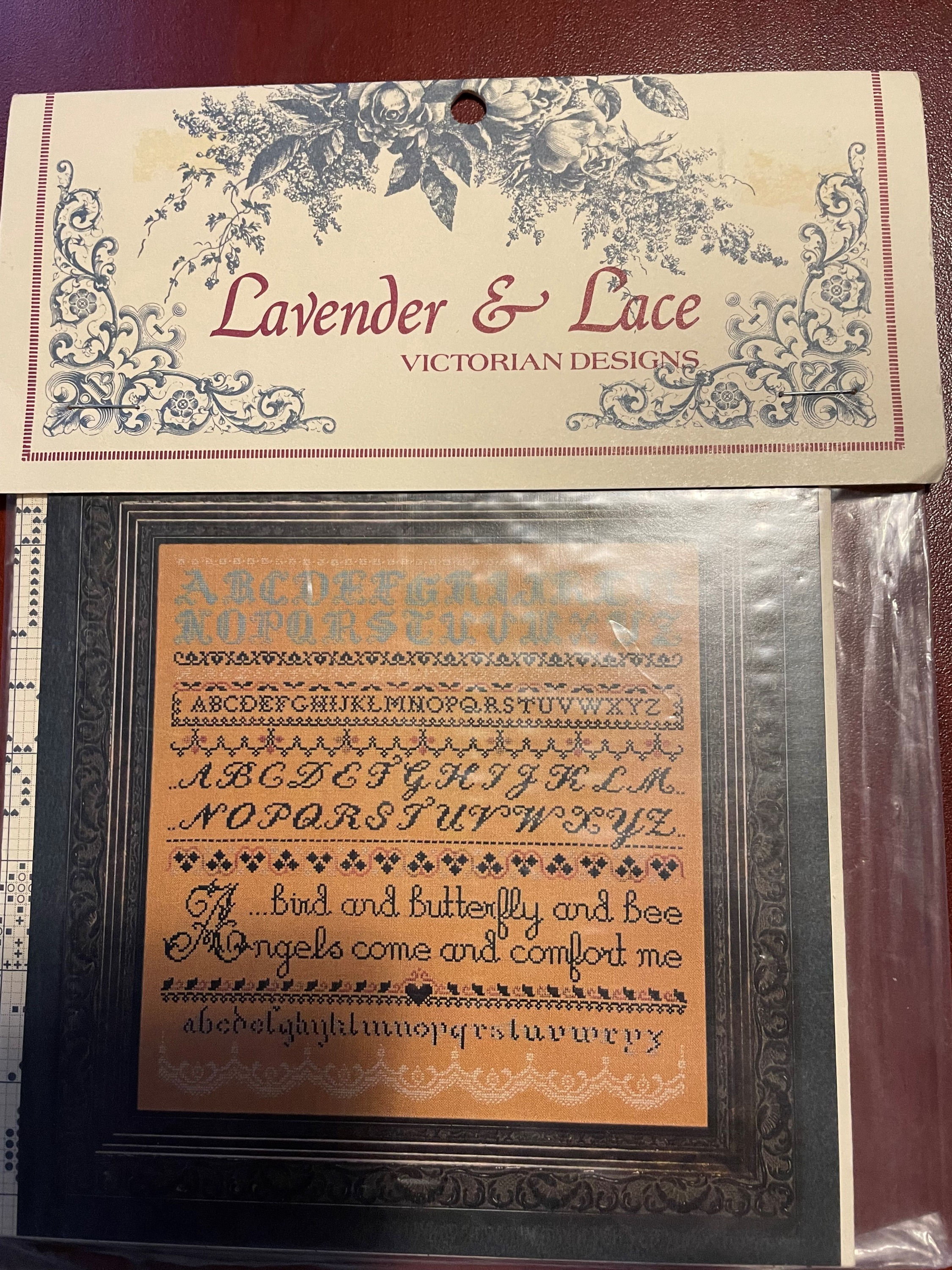 Lavender & Lace - Angel Sampler