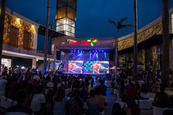 producción de lanzamiento Centro comerci