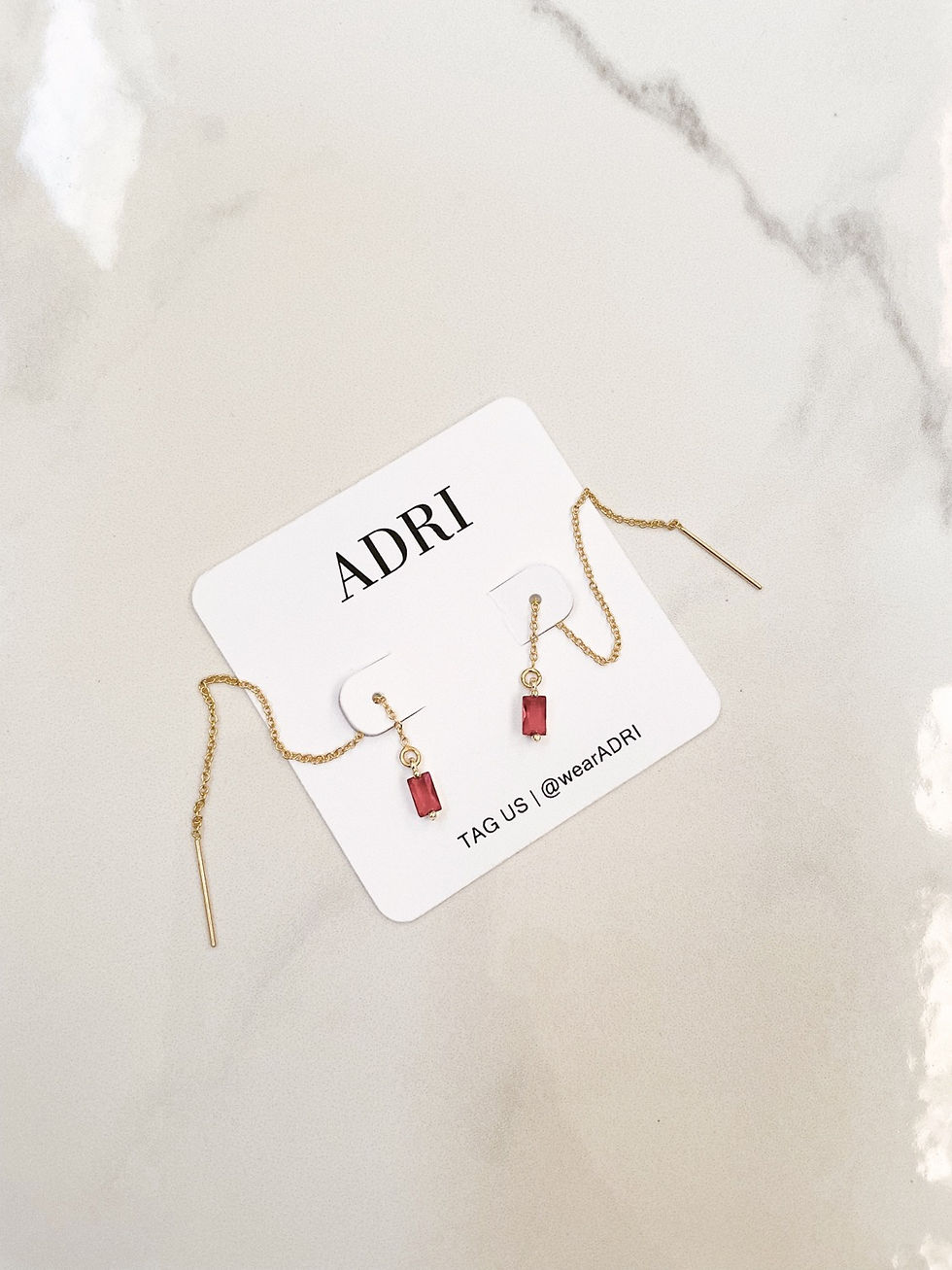 Thumbnail: Windowbox Threader Earrings