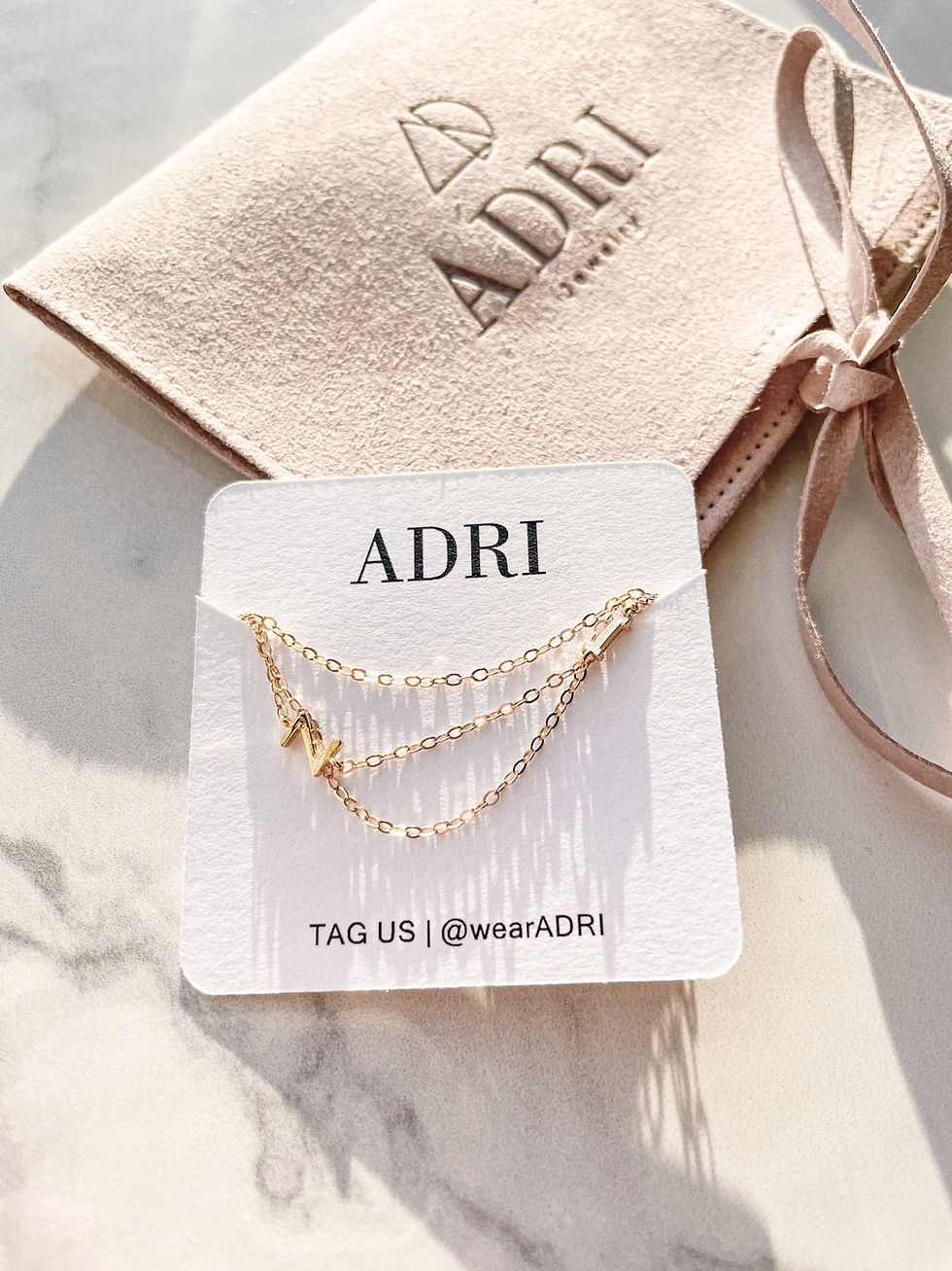 Thumbnail: Initial Gold Dainty Necklace