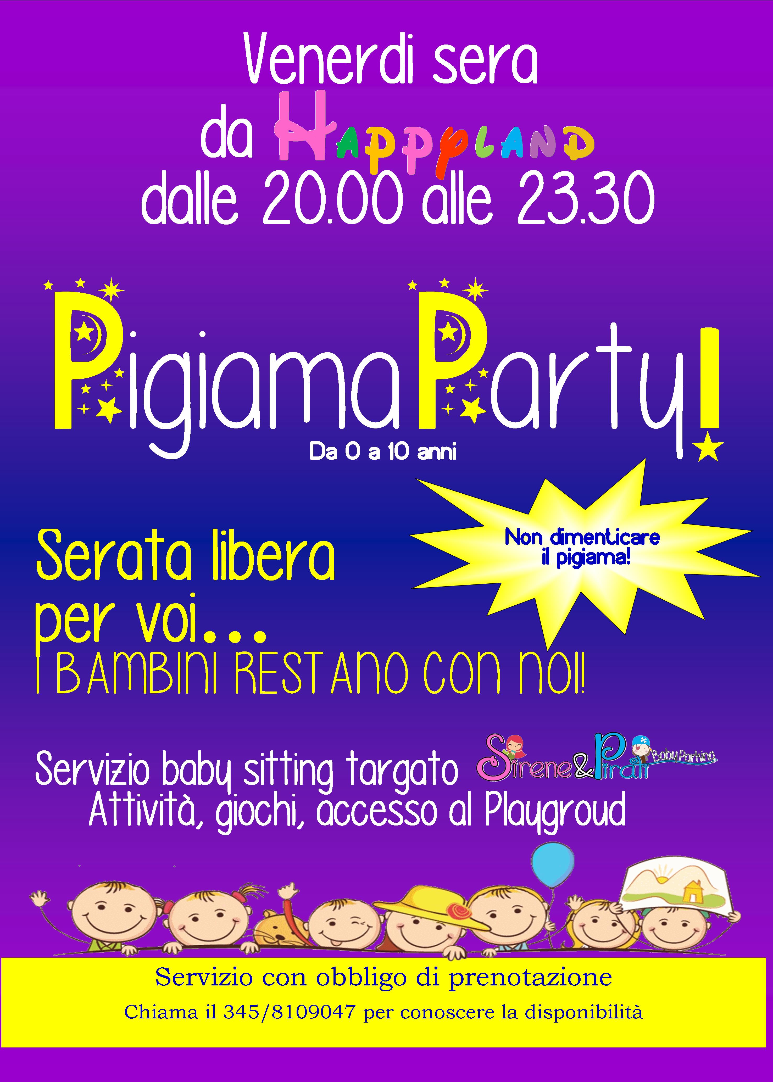 poster pigiama party