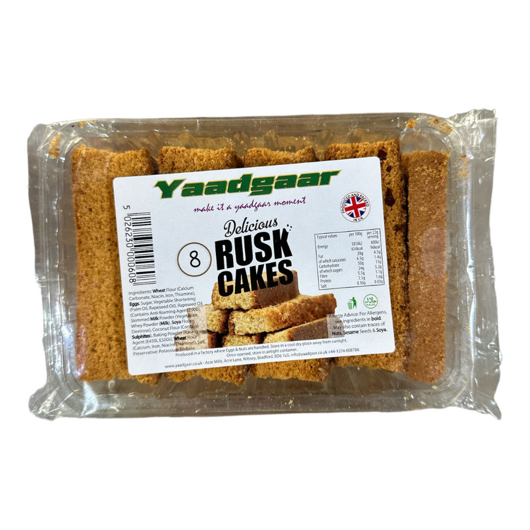 YAADGAAR DELICIOUS RUSK CAKE 8PK