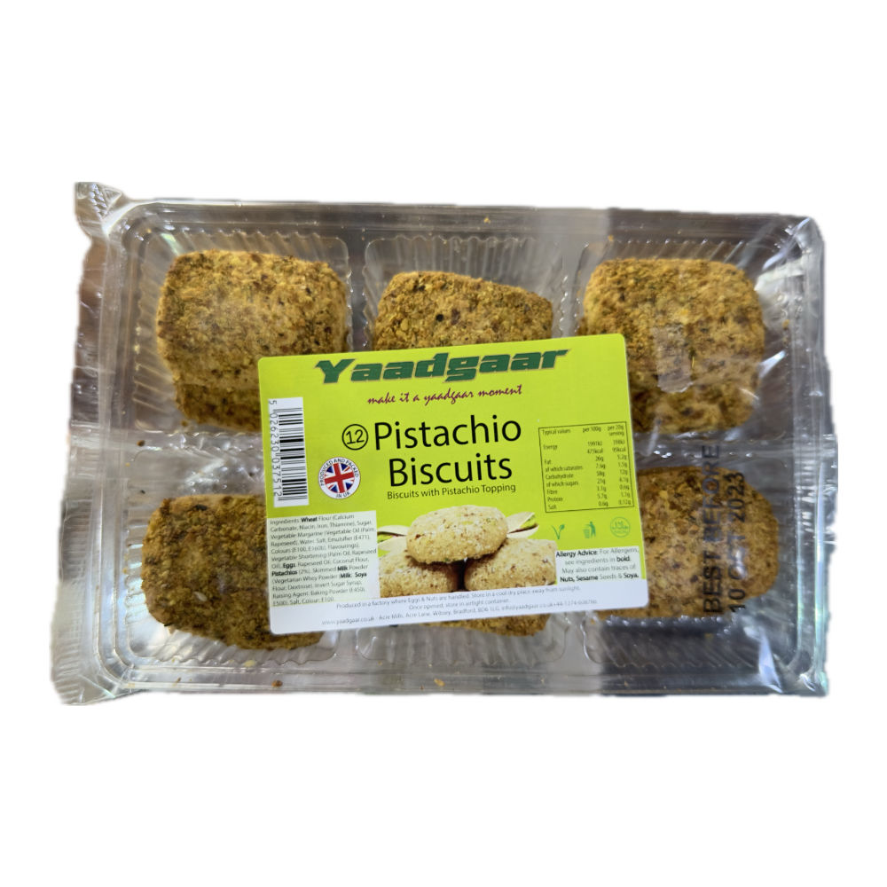 YAADGAAR 12 PISTACHIO BISCUITS