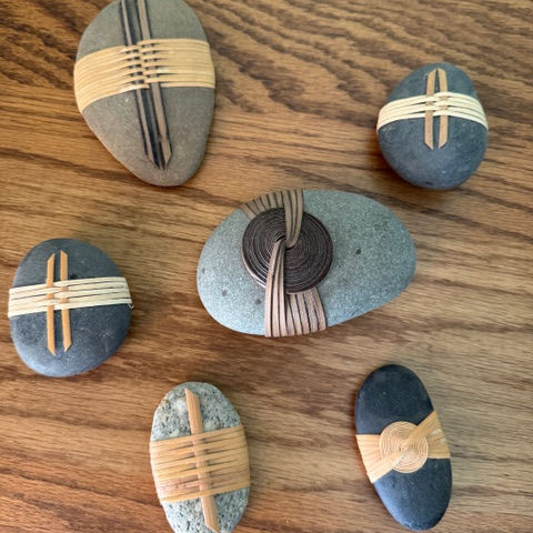 Rock Wrapping at Camano Island State Park