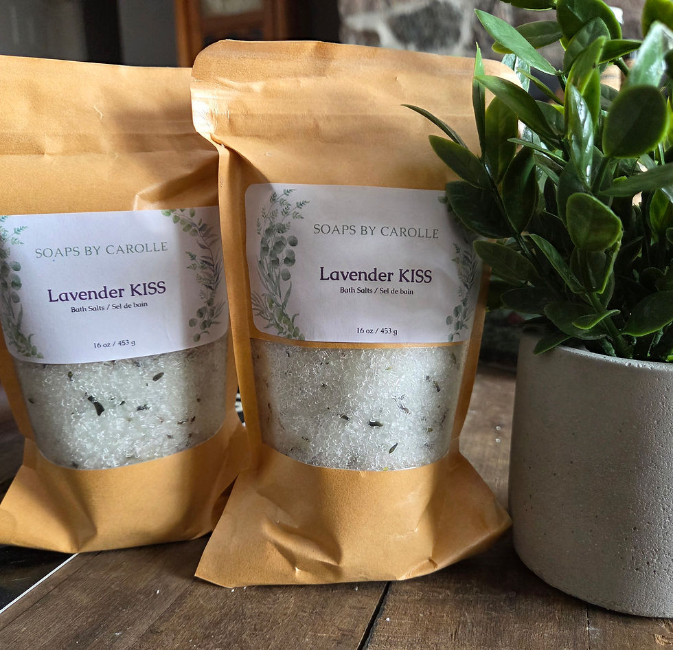 Lavender KISS (Bath Salts / Sel de bain)