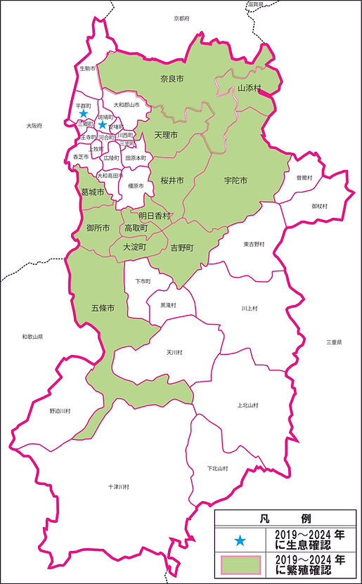 奈良県市町村別サシバ図.jpg