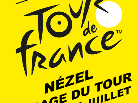 Tous en jaune pour fêter le 1er passage du Tour de France à Nézel !!!