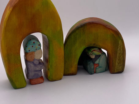 Wee Folk in hiding places.