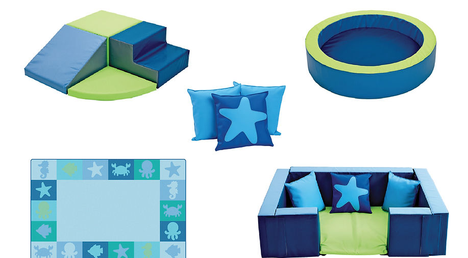 Infant-Toddler soft play furniture and carpet