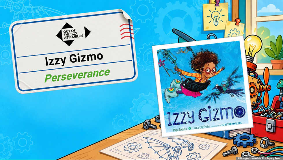 Izzy Gizmo Assembly for Primary Schools – Perseverance & Keeping Going