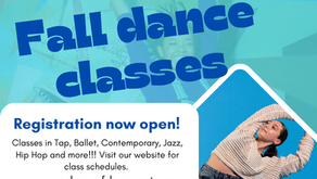 Registration for fall classes is open now! Register today!