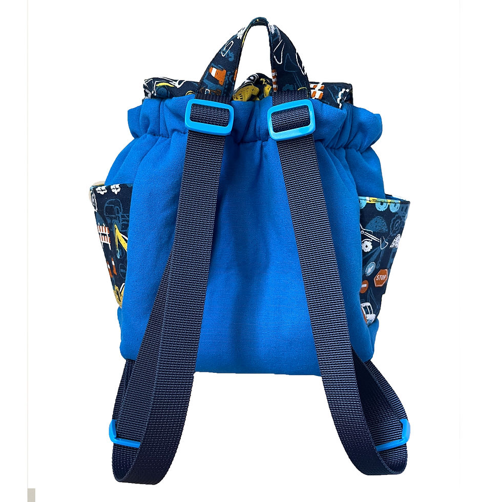 Thumbnail: LALA LULU Toddlers & Kids Backpack - Engineering vehicle