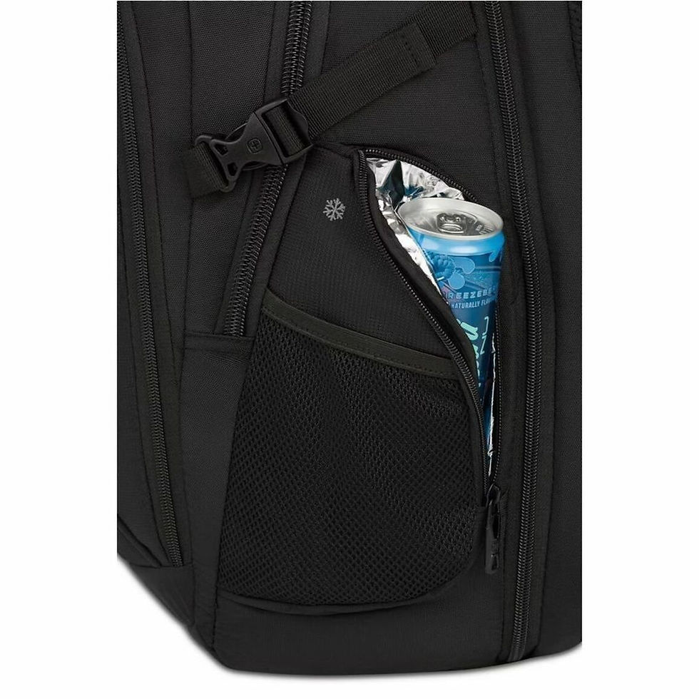 Thumbnail: SwissGear Unisex-Adult 5358202410 USB ScanSmart Laptop Backpack, Black