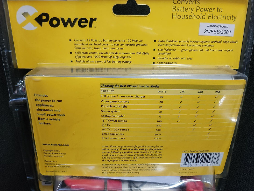 Miniatura: Xantrex X-Power Inverter 700 Plus
