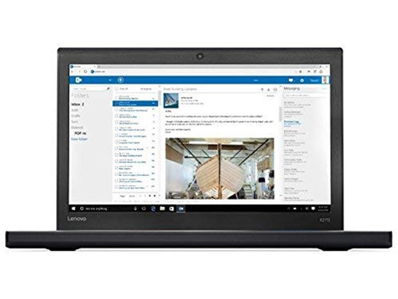 Lenovo ThinkPad X270 12.5" HD, Intel Core i5, 8GB RAM, 256GB SSD, Win 10 Pro