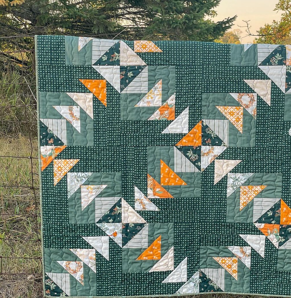 Chicago Geese quilt by Sharon Holland Designs