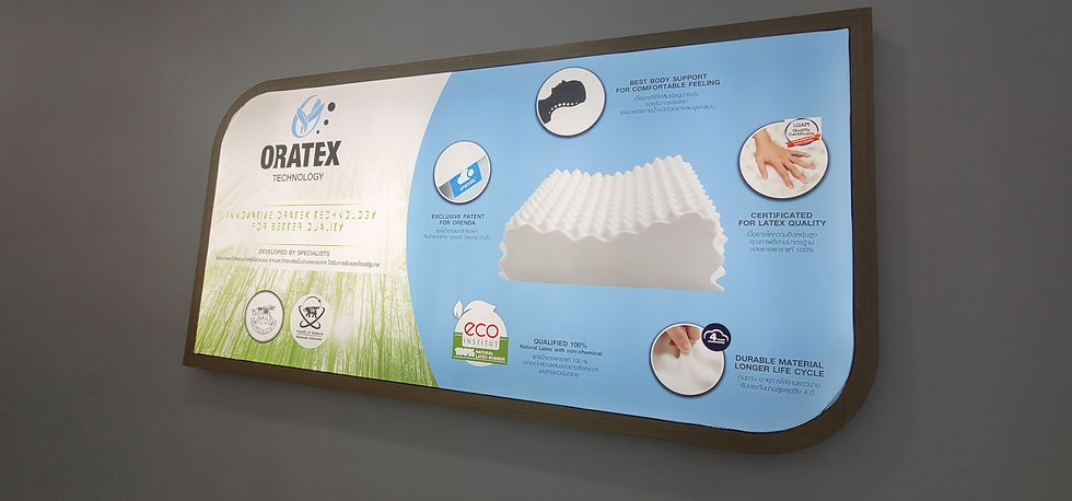 Information board at Orenda's Factory