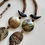 Thumbnail: Four Crows .. necklace earrings set