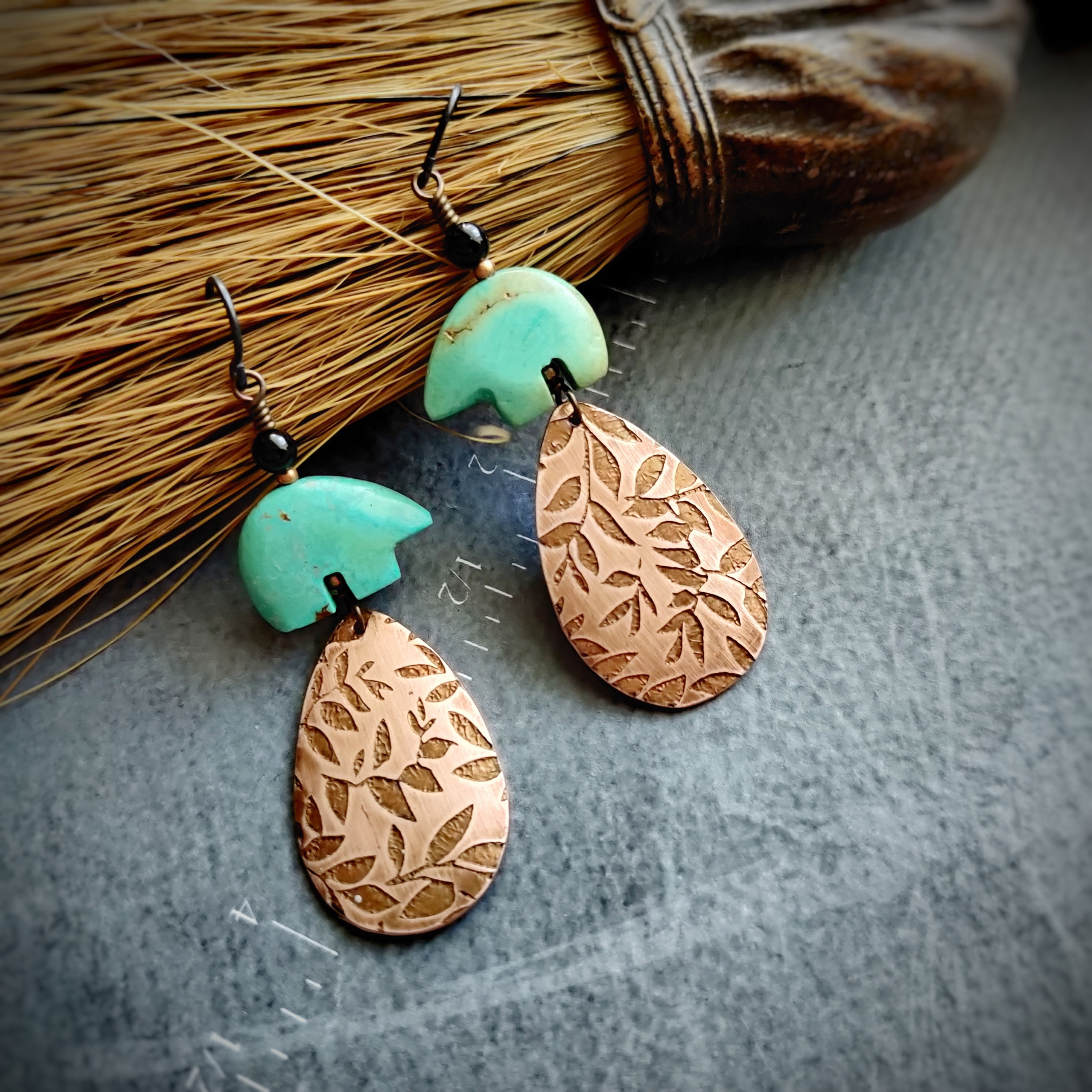 2 Bears Copper Leaves