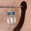 Thumbnail: London Blue Topaz .. snakeskin hoops