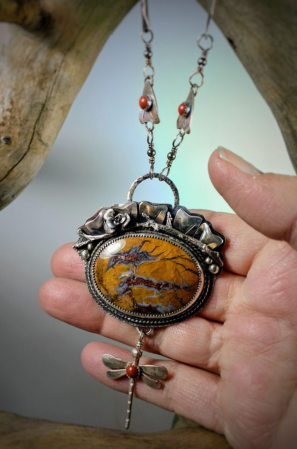 Thumbnail: Mountain Wildflowers .. necklace