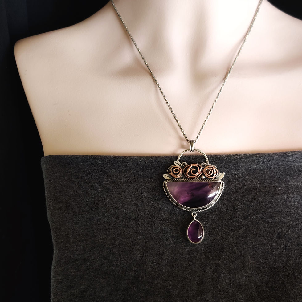 Thumbnail: Amethyst Copper Rose