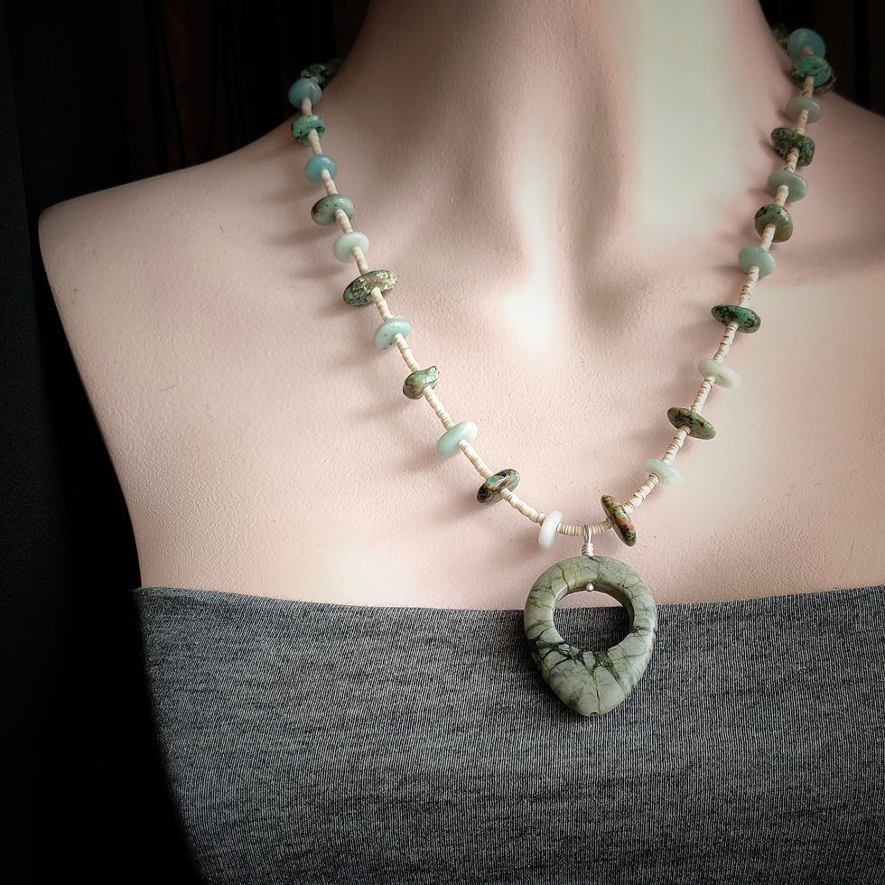 Thumbnail: African Turquoise Amazonite Pebbles