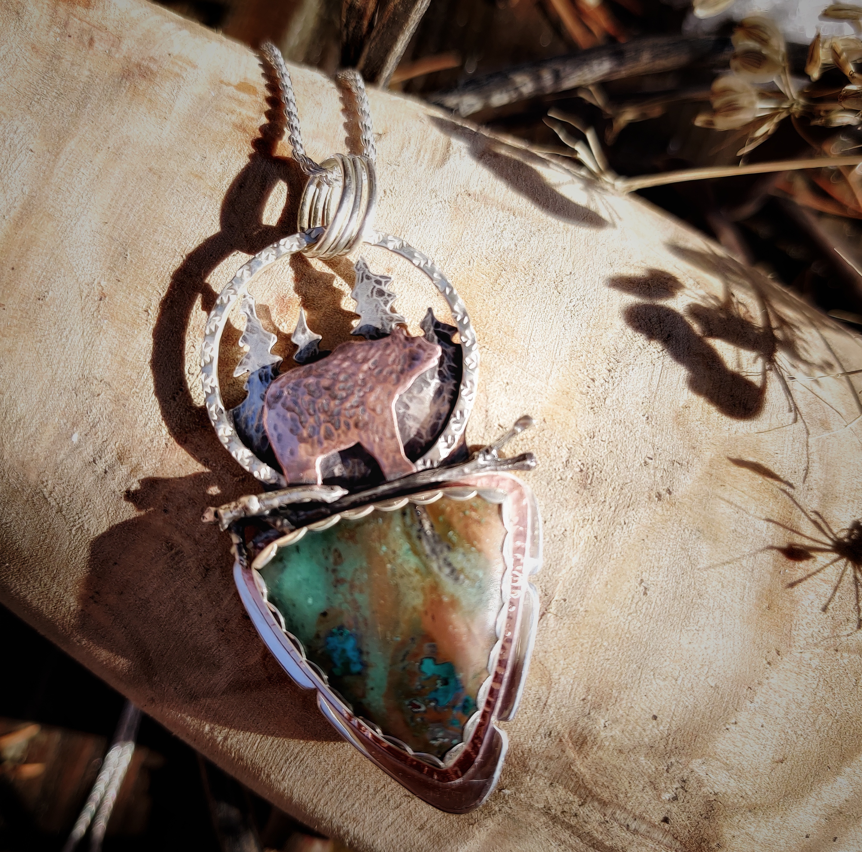 Artisan metalwork jewelry West Yellowstone River Dragon Designs