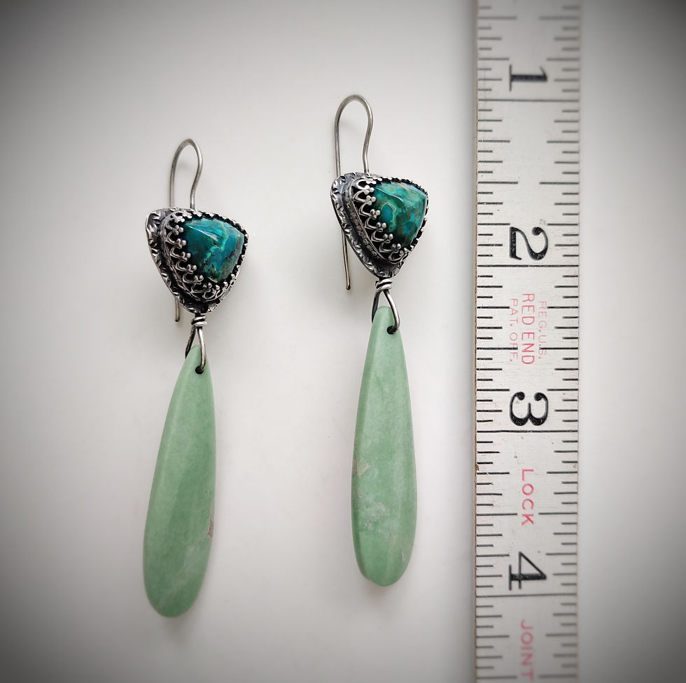 Thumbnail: Chrysocolla Turquoise Drops