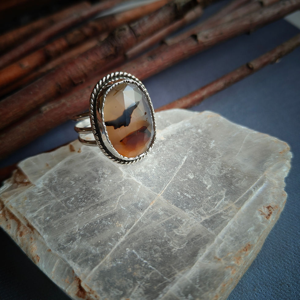 Thumbnail: Raven's Flight .. Montana agate