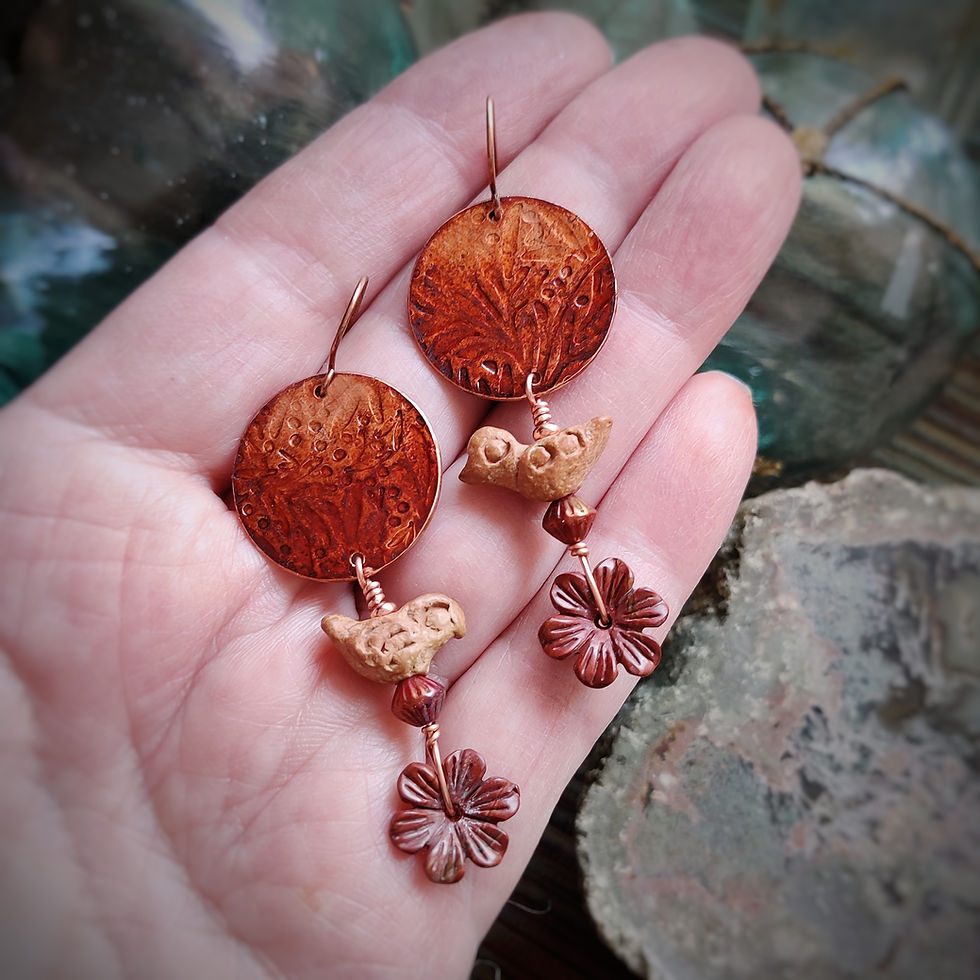 Thumbnail: Clay Birds Mookaite Flowers