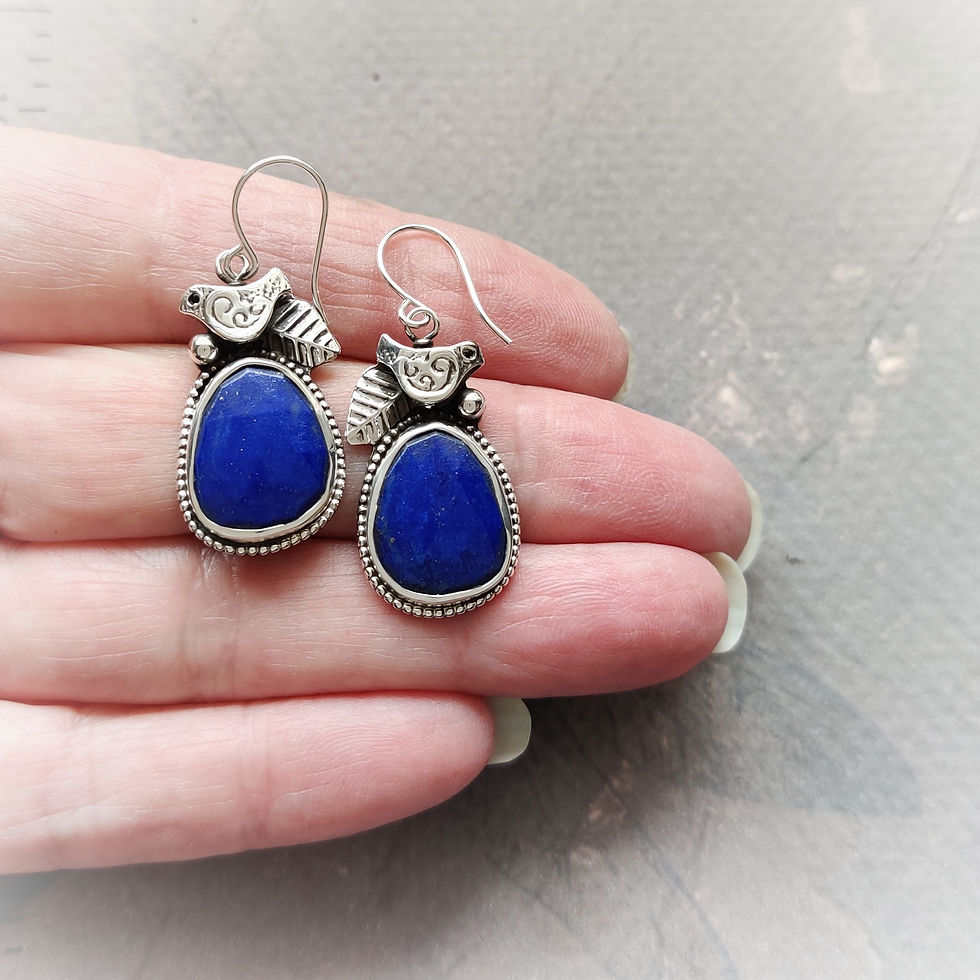 Lapis Lazuli Feathered Friends 
