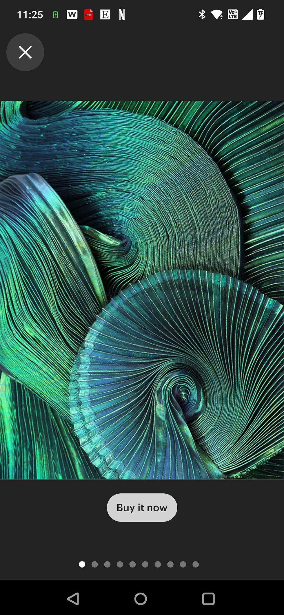 Thumbnail: Abstract Florals .. forest green jade