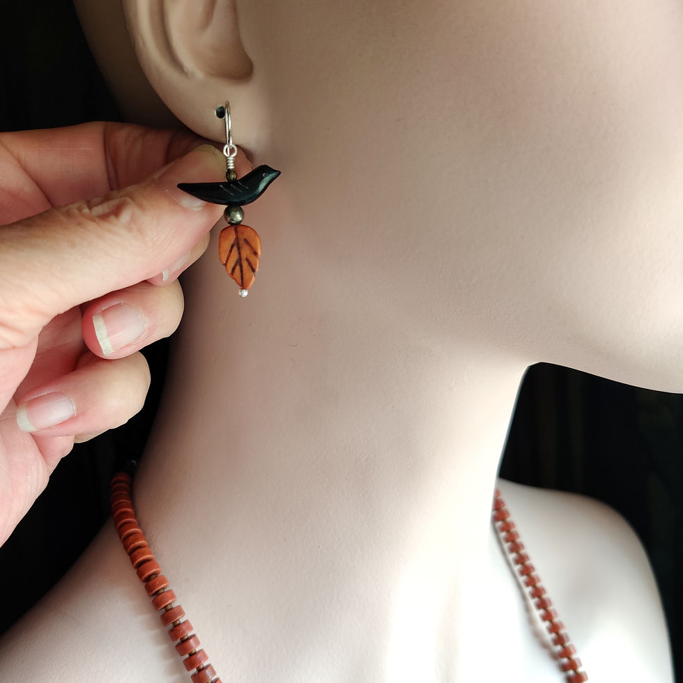 Thumbnail: Counting Crows .. necklace earrings set