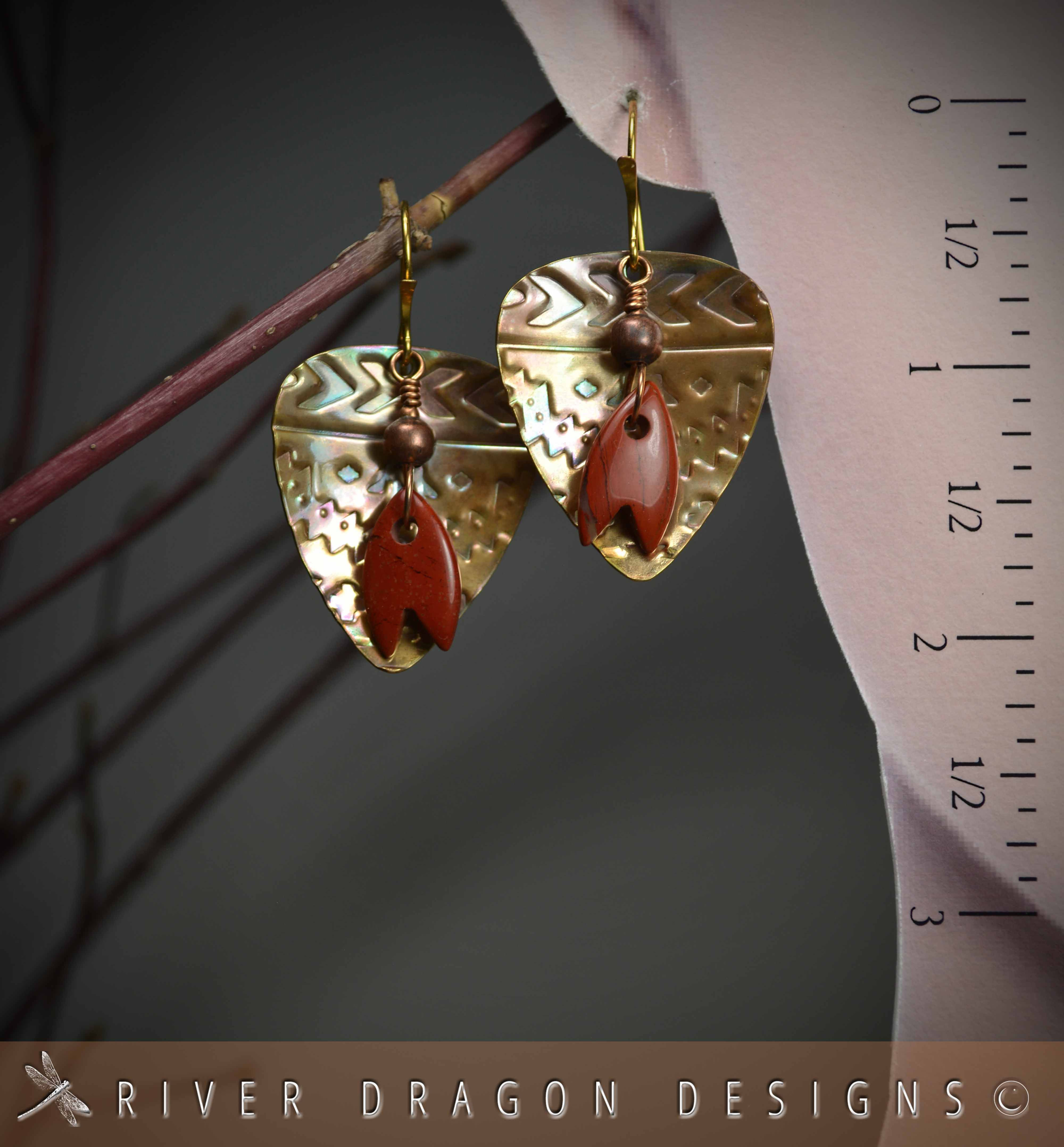Tribal Red Jasper Wings