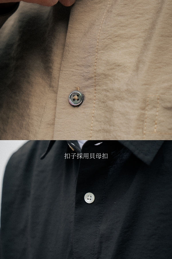 Miniatura: 飄丿襯衫 phiau-phiat Long-Sleeve Shirts（藍／卡其綠／黑）