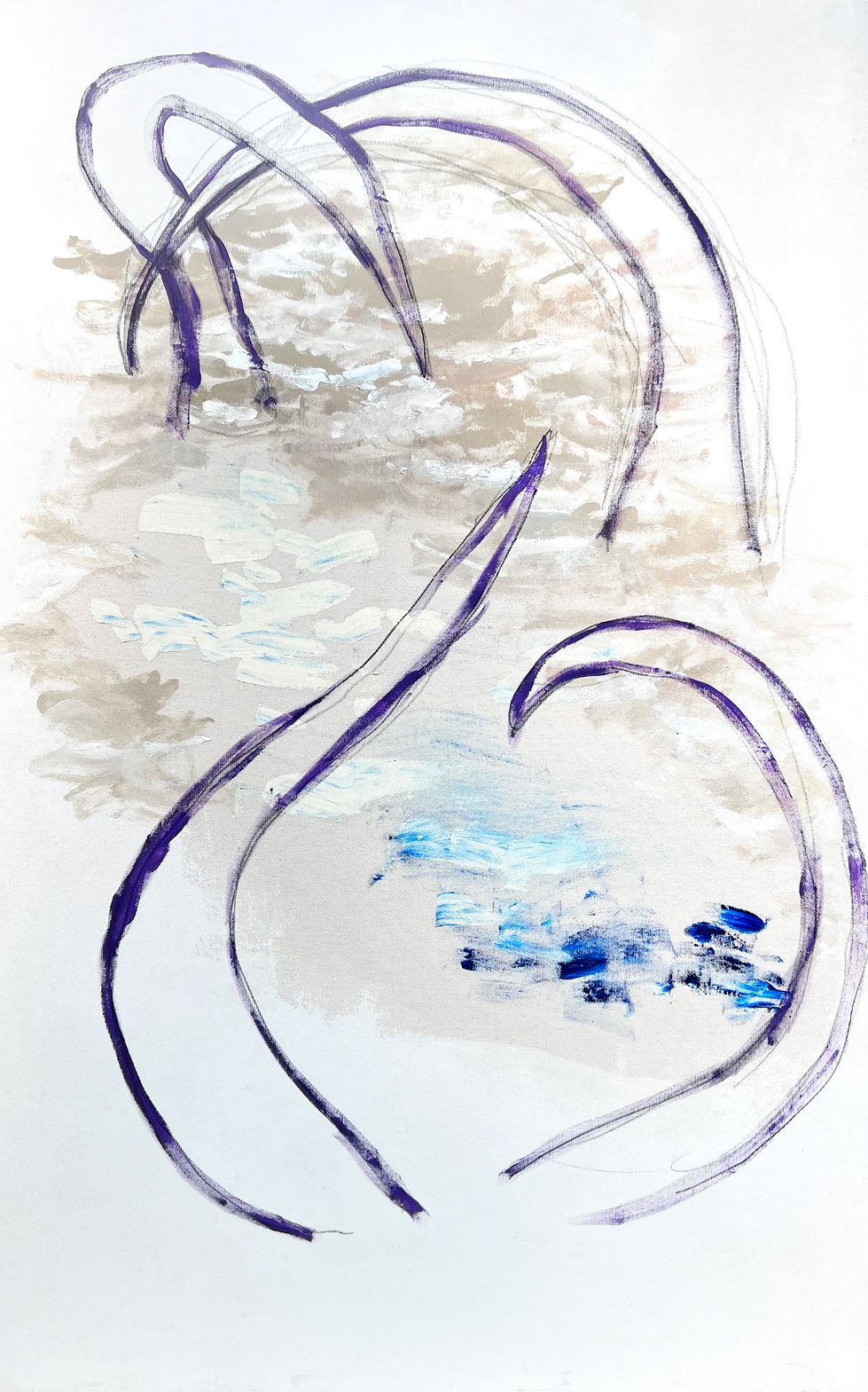 Adventure_천에 아크릴, 72x117cm, 2024