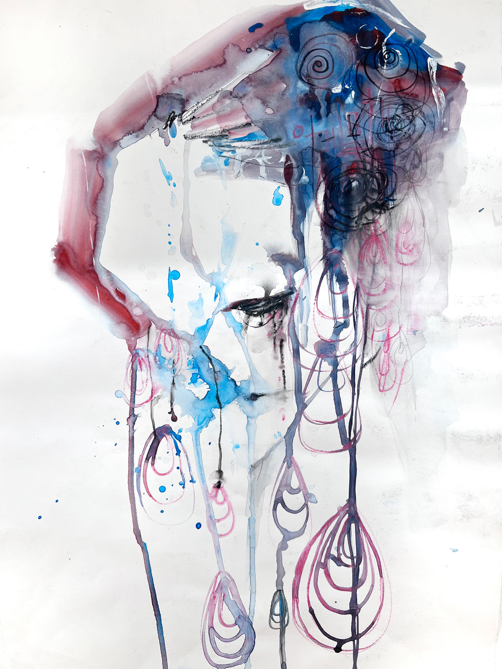 _Untitled_종이에 수채와 색연필, 2008